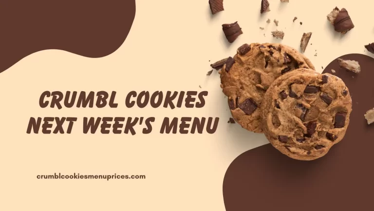 Crumbl Cookies Next Week