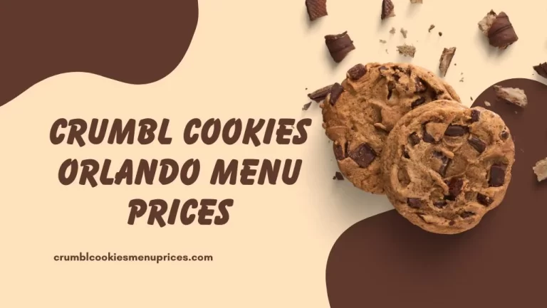 Crumbl Cookies Orlando Menu